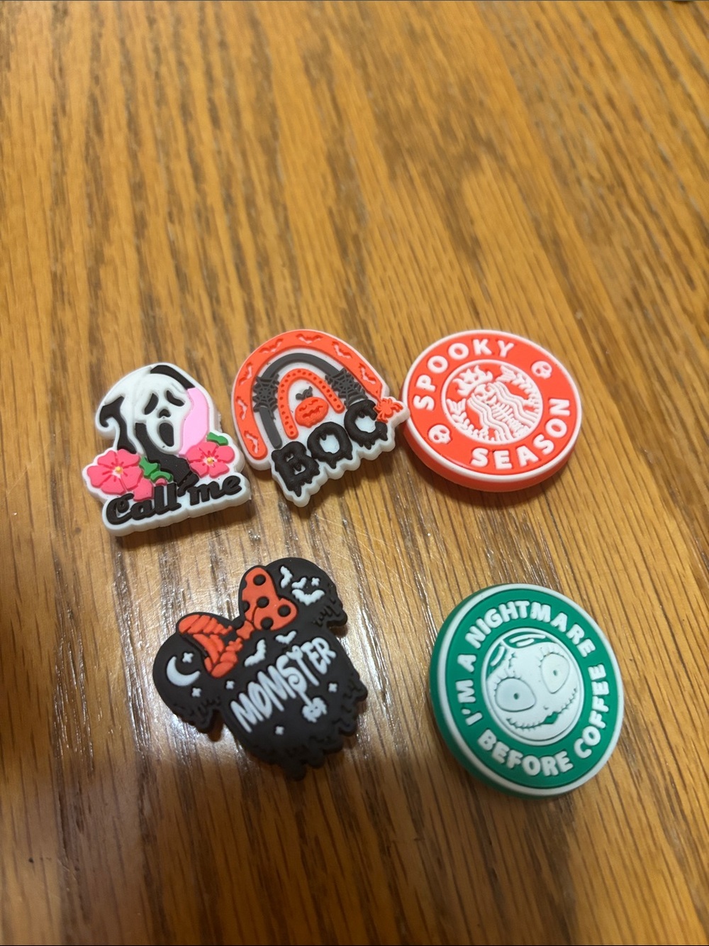 5 Halloween Croc Jibitz Charms